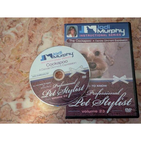 Jodi Murphy Instructional Pet Stylist Volume 23 Cockapoo Dandie Dinmont DVD - Picture 1 of 2